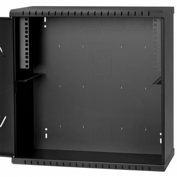 CNET 19" 3U/4U 180mm Wall Mounted Rack Cabinet, Black - Image 2